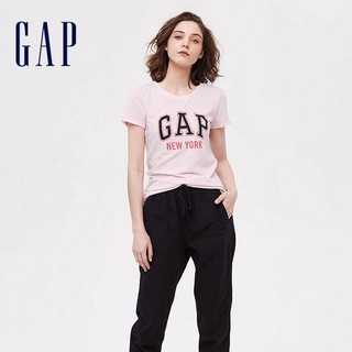 Gap 盖璞 254129 女装圆领短袖T恤 