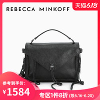 Rebecca Minkoff牛皮女士包DARREN流苏时尚单肩斜挎邮差包大号