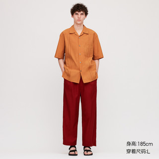 男装 古巴领衬衫(短袖) 426176 优衣库UNIQLO