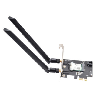 gxlinkstar 英特尔AX200 wifi6台式机PCI-E无线网卡双频5G电竞游戏 蓝牙5.1 AX200+华硕延长天线 仅支持win10