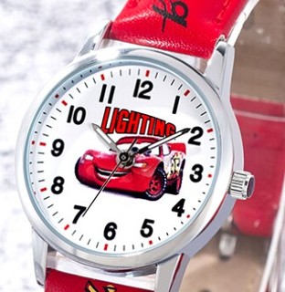 Disney 迪士尼 汽车总动员炫酷系列 O5501R 儿童石英手表