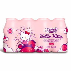 吾尚 Hello Kitty 乳酸菌发酵性含乳饮品草莓味 *5件