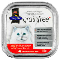 Fussy Cat澳洲海外主食幼成猫罐头餐盒猫零食湿粮袋鼠85g*9 *4件