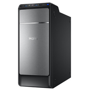 海尔（Haier）天越D700 九代酷睿I5 商用办公台式电脑主机(I5-9400 8G 1TB 键鼠 Win10 三年上门)