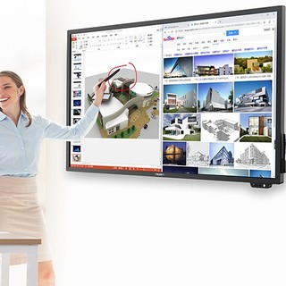 飞利浦（PHILIPS）会议平板电视电子白板教学一体机触摸屏超薄智能商用75英寸电视机 安卓8.0 75BDL3001T