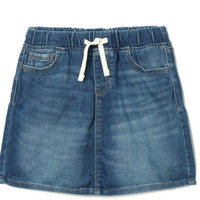 Gap 盖璞 000374252 女孩弹力五袋牛仔半身裙