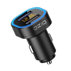 OZIO 奥舒尔 Ozio 奥舒尔 MX01E 一拖二车载充电器 双QC3.0