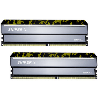 G.SKILL 芝奇 Sniper X 狙击者(空军款) DDR4 3600 台式机内存条 16GB（8G*2）