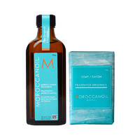 硬核补贴：Moroccanoil 摩洛哥护发精油 100ml+润肤皂200g