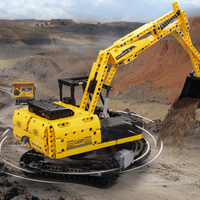 双鹰 CaDA 咔搭积木 C51057 遥控挖掘机工程车