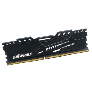 SEIWHALE 枭鲸 电竞版 DDR4 3000MHz 台式机内存 马甲条 黑色 16GB