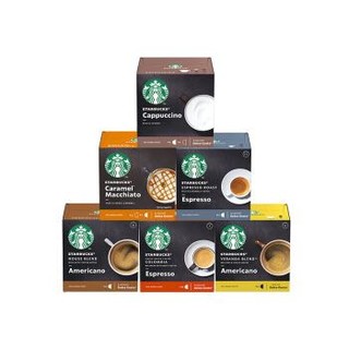 雀巢多趣酷思 星巴克(Starbucks) 胶囊咖啡 爆款六件套限量礼盒 （适用于雀巢多趣酷思咖啡机）