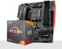 MSI 微星 B450M PRO-VDH MAX +AMD Ryzen 锐龙 R5-3500X 处理器 板U套装