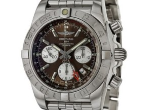 BREITLING 百年灵 Chronomat 44 GMT系列 AB042011-Q589-375A 男士机械腕表