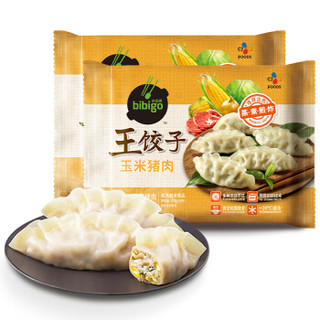 bibigo 必品阁 玉米猪肉王水饺 350g*2 *4件