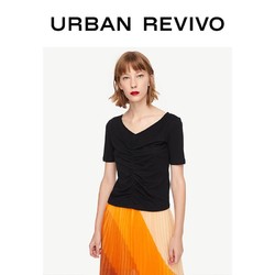 URBAN REVIVO WG33R4DE2000 女款春夏T恤 