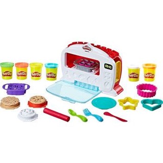 孩之宝(Hasbro)培乐多 彩泥 橡皮泥DIY 粘土工具 男女孩儿童玩具礼物  创意厨房系列 神奇电子烤箱 B9740