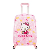 Hello Kitty 凯蒂猫 双杆万向轮拉杆箱旅行箱登机箱 KT-190002 粉色 20英寸