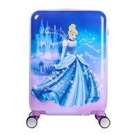 Disney 迪士尼儿童拉杆箱女行李箱万向轮登机箱可爱卡通小孩旅行箱 仙蒂公主20英寸 DSXD-1803-000820