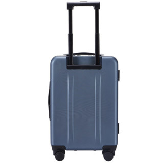 路格（LUGE）铝合金边框前置电脑仓行李箱男20英寸拉杆箱万向轮女可登机密码旅行箱新品皮箱 蓝色 20英寸/可登机