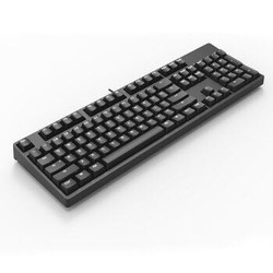 GANSS 高斯GS87C/GS104C 87键/104键原厂樱桃轴PBT键帽背光机械键盘 游戏键盘 104C黑色 红轴+凑单品