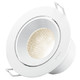 雷士（NVC） LED射灯 筒灯天花灯 全塑漆白款5瓦暖白光4000K 开孔8.5-9.5厘米 E-NLED166 *5件