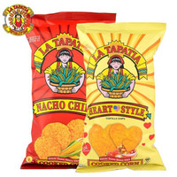 美国进口零食 墨西哥少女（Latapatia）玉米片 70g 小袋装 原味3袋 心形3袋 *2件