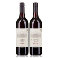 京东PLUS会员：红石酒庄 西拉干红葡萄酒 750ml*2瓶