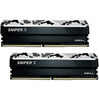 G.SKILL 芝奇 Sniper X 狙击者(空军款) DDR4 3600 台式机内存条 16GB（8G*2）