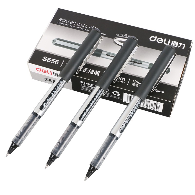 deli 得力 s656 拔帽中性笔