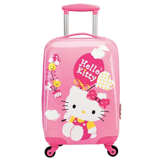 Hello Kitty 凯蒂猫 双杆万向轮拉杆箱旅行箱登机箱 KT180021 粉色 20英寸
