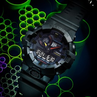 CASIO 卡西欧 G-SHOCK YOUTH系列 53.4毫米石英腕表 GA-700BMC-1A