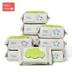 babycare 婴儿湿巾无酒精 厚湿巾 80抽 10包 *3件