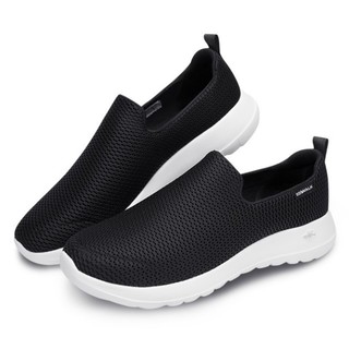 SKECHERS 斯凯奇 Go Walk Max 男子休闲运动鞋 54600/BKW 黑色/白色 40