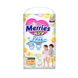 Merries 妙而舒 婴儿拉拉裤 XL38片