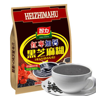 智力 红枣加钙黑芝麻糊700g（内含17小包） 黑芝麻糊谷物营养早餐代餐 *16件