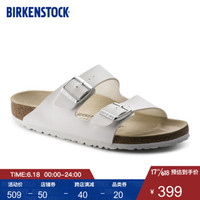 BIRKENSTOCK软木拖鞋男女同款进口时尚凉鞋拖鞋女Arizona系列 男款白色 41