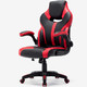 博泰BJTJ 电脑椅 办公椅 家用皮椅 可旋转扶手游戏椅红黑色BT-91121H