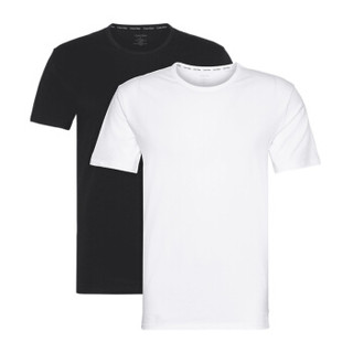 历史低价：Calvin Klein 卡尔文·克莱 NB1088A 男士圆领T恤 2件装