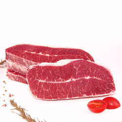 肉知味 澳洲板腱牛排500g/袋 3-4片装 进口牡蛎肉 原切非腌制牛排 *2件