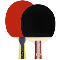 DHS 红双喜  五星级乒乓球拍横直拍套装T5（附拍包乒乓球）