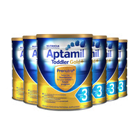 Aptamil 爱他美 金装系列 婴幼儿配方奶粉 3段 900g（12-18个月）*6罐