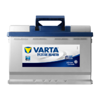 瓦尔塔蓄电池072-20适配途观迈腾新帕萨特C5标致508汽车电瓶 蓝标 *3件