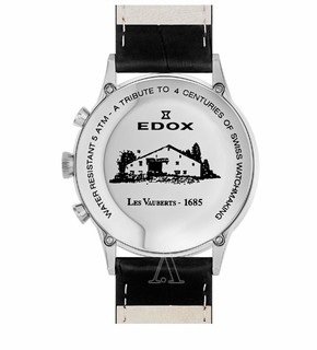 EDOX 依度 LES VAUBERTS 系列 10408-3N-NBN 男士时装腕表