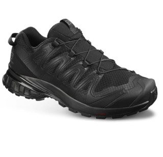 Salomon 萨洛蒙 XA PRO 3D v8  男款户外徒步登山鞋 黑色 409881-宽鞋楦 UK8(42)