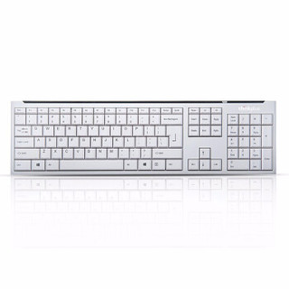 thinkplus 联想 无线键鼠套装 笔记本台式机电脑通用商务办公超薄USB接口键盘鼠标套装 白色EC200