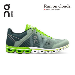 On昂跑 训练型轻量减震男款透气跑步鞋 Cloudflow Moss 青柠 42.5 US(M9)