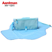 Aardman 可折叠便携 妈咪包展开可当隔尿垫 多功能牛津布 妈妈包