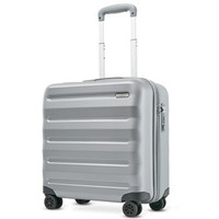 愛可樂 ECHOLAC  拉杆箱 万向轮旅行箱 16/17英寸商务轻便行李箱PCPT008银色