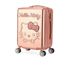凯蒂猫 HelloKitty行李箱女生卡通可爱出行大学生旅行箱密码20英寸万向轮登机拉杆箱密码皮箱